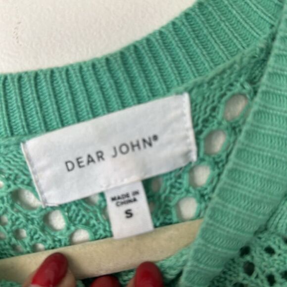 Dear John BAILEY WING SLEEVE SWEATER FRESH MINT S - Picture 5 of 6